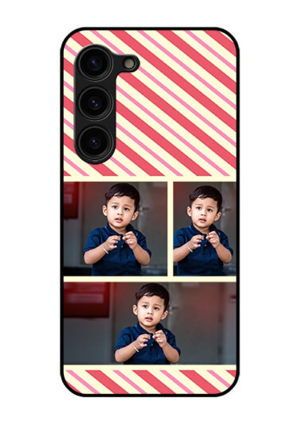 Galaxy S23 Plus 5G Personalized Glass Phone Case - Picture Upload Mobile Case Design