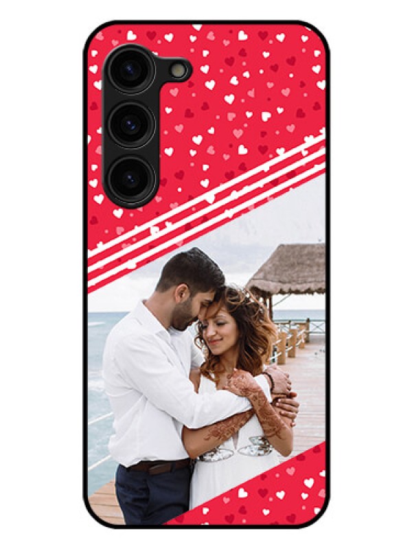 Custom Galaxy S23 Plus 5G Custom Glass Mobile Case - Valentines Gift Design