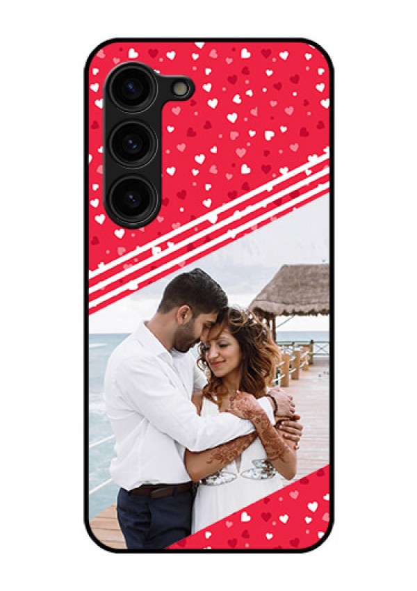 Galaxy S23 Plus 5G Custom Glass Mobile Case - Valentines Gift Design