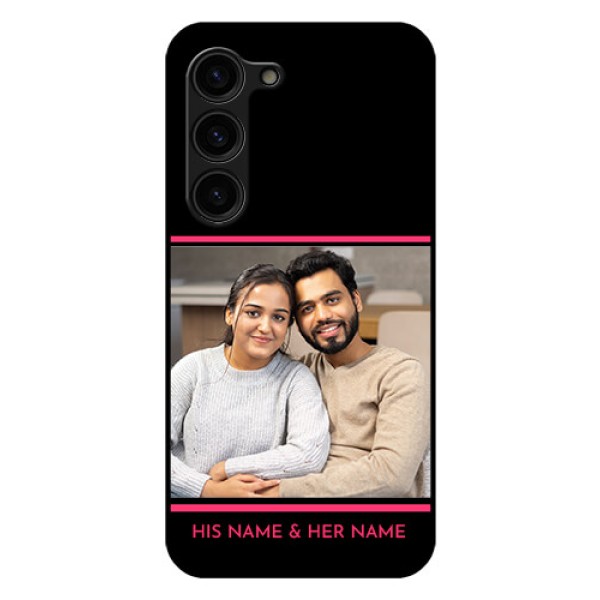 Galaxy S23 Plus 5G Custom Glass Mobile Case - with Add Text Design