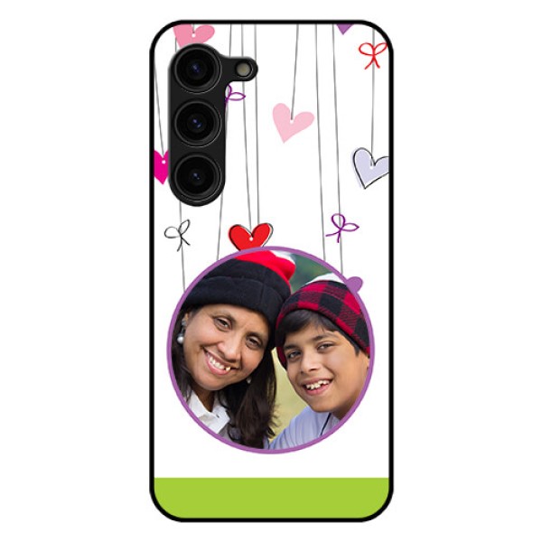 Galaxy S23 Plus 5G Photo Printing on Glass Case - Cute Kids Phone Case Design