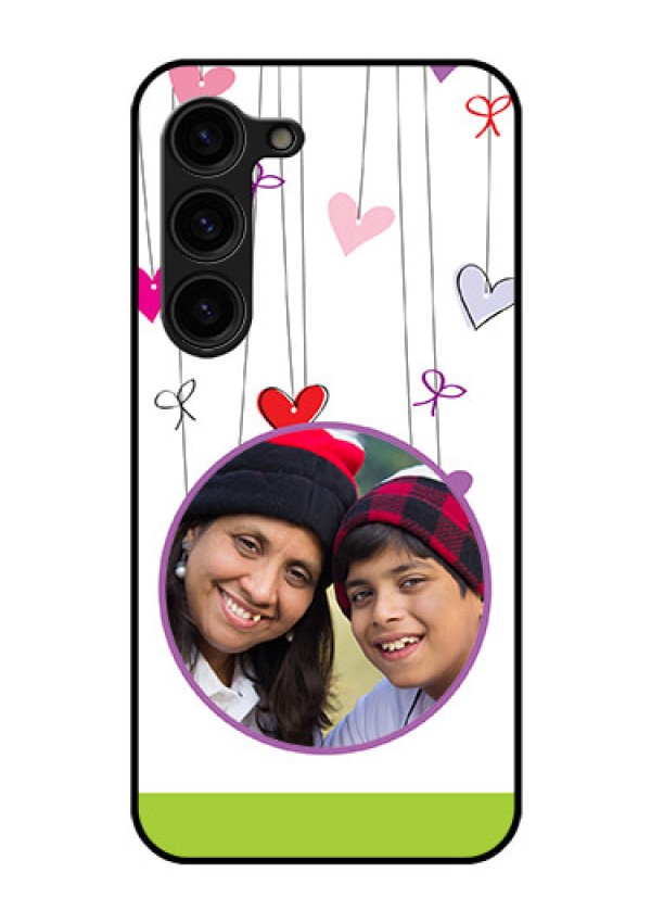 Galaxy S23 Plus 5G Photo Printing on Glass Case - Cute Kids Phone Case Design