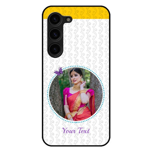 Galaxy S23 Plus 5G Custom Glass Mobile Case - Girls Premium Case Design