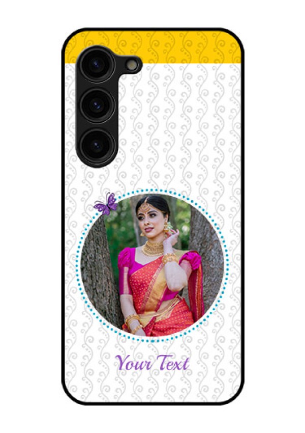 Galaxy S23 Plus 5G Custom Glass Mobile Case - Girls Premium Case Design