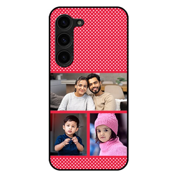 Galaxy S23 Plus 5G Personalized Glass Phone Case - Bulk Pic Upload Design Galaxy S23 Plus 5G Personalized Glass Phone Case - Bulk Pic Upload Design