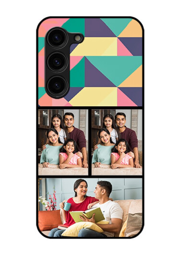 Galaxy S23 Plus 5G Custom Glass Phone Case - Bulk Pic Upload Design