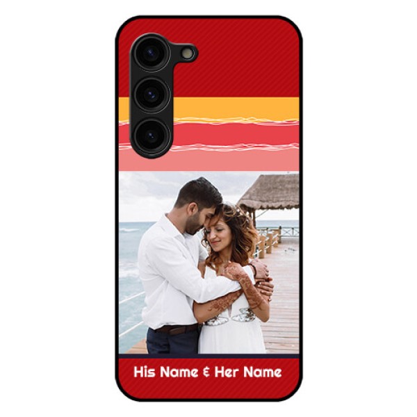 Galaxy S23 Plus 5G Custom Glass Mobile Case - Colorful Case Design