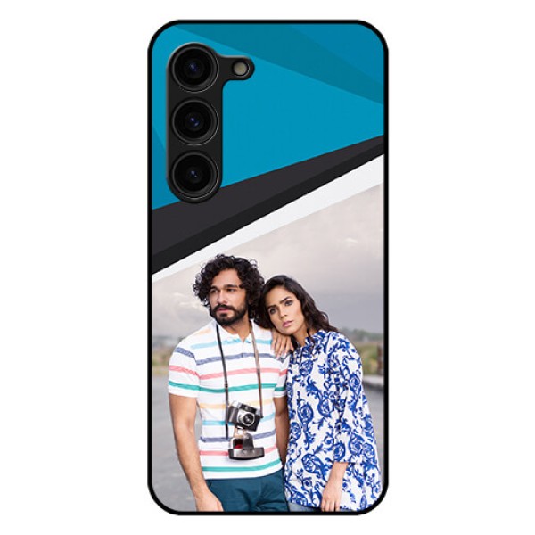 Galaxy S23 Plus 5G Photo Printing on Glass Case - Simple Pattern Photo Upload Design Galaxy S23 Plus 5G Photo Printing on Glass Case - Simple Pattern Photo Upload Design