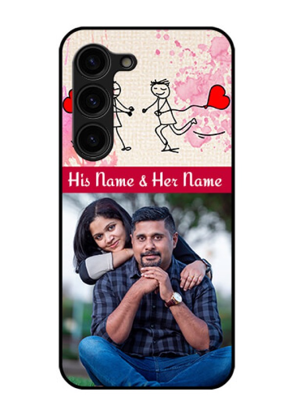 Galaxy S23 Plus 5G Photo Printing on Glass Case - You and Me Case Design