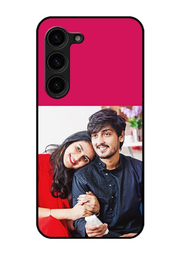 Galaxy S23 Plus 5G Custom Glass Mobile Case - Anniversary Cover Design