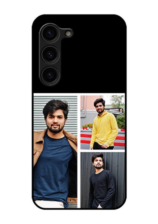 Galaxy S23 Plus 5G Photo Printing on Glass Case - Upload Multiple Picture Design