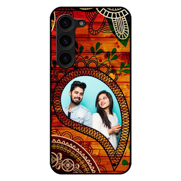 Galaxy S23 Plus 5G Personalized Glass Phone Case - Abstract Colorful Design Galaxy S23 Plus 5G Personalized Glass Phone Case - Abstract Colorful Design