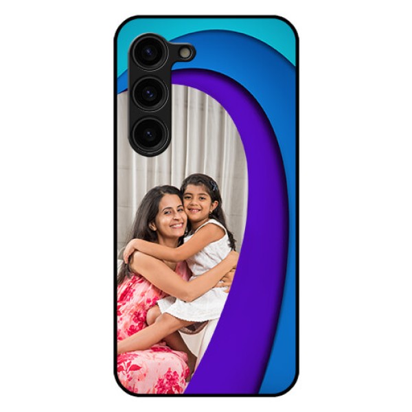Galaxy S23 Plus 5G Photo Printing on Glass Case - Simple Pattern Design
