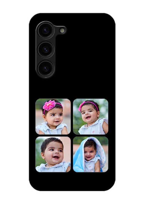 Galaxy S23 Plus 5G Photo Printing on Glass Case - Multiple Pictures Design