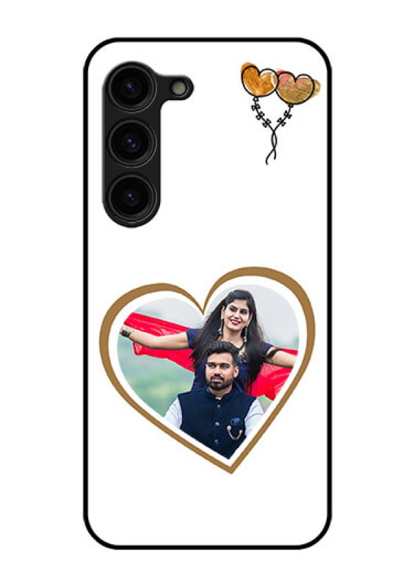 Galaxy S23 Plus 5G Custom Glass Mobile Case - You & Me Design