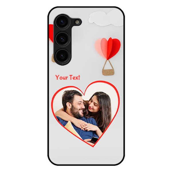 Galaxy S23 Plus 5G Custom Glass Mobile Case - Parachute Love Design