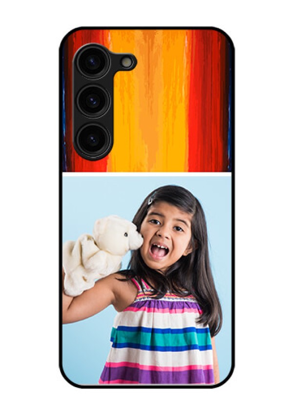 Galaxy S23 Plus 5G Personalized Glass Phone Case - Multi Color Design