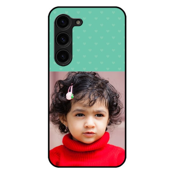 Galaxy S23 Plus 5G Custom Glass Phone Case - Lovers Picture Design