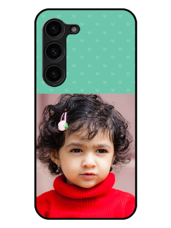 Custom Galaxy S23 Plus 5G Custom Glass Phone Case - Lovers Picture Design