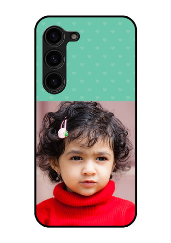 Galaxy S23 Plus 5G Custom Glass Phone Case - Lovers Picture Design