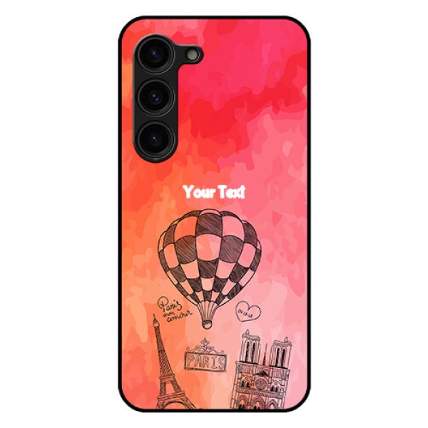 Galaxy S23 Plus 5G Custom Glass Phone Case - Paris Theme Design