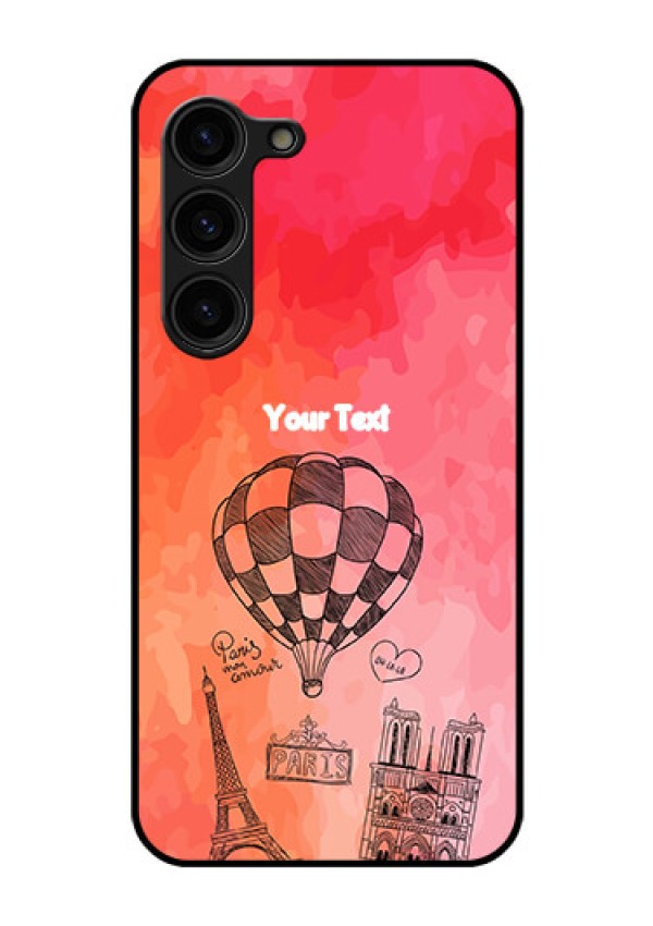 Galaxy S23 Plus 5G Custom Glass Phone Case - Paris Theme Design