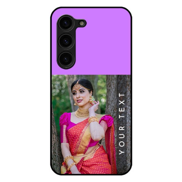 Galaxy S23 Plus 5G Custom Glass Mobile Case - Birthday Icons Design