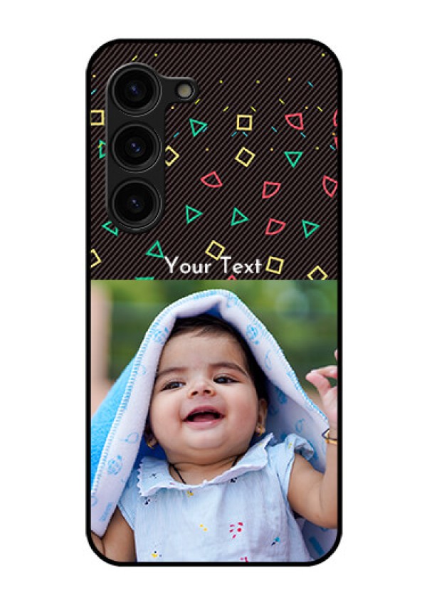 Galaxy S23 Plus 5G Custom Glass Phone Case - with confetti birthday design