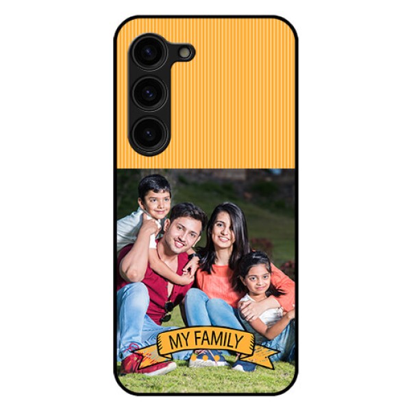 Galaxy S23 Plus 5G Custom Glass Phone Case - My Family Design