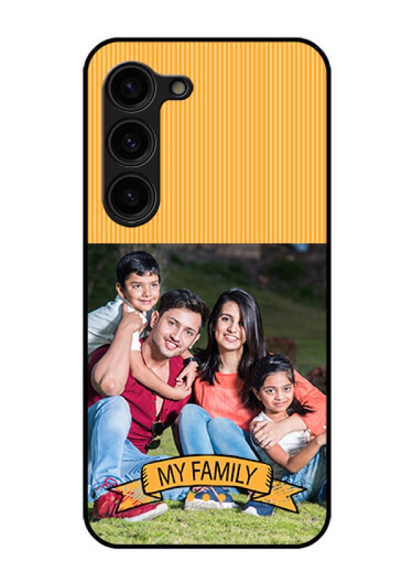 Galaxy S23 Plus 5G Custom Glass Phone Case - My Family Design
