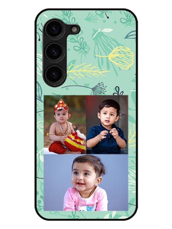 Custom Galaxy S23 Plus 5G Photo Printing on Glass Case - Forever Family Design