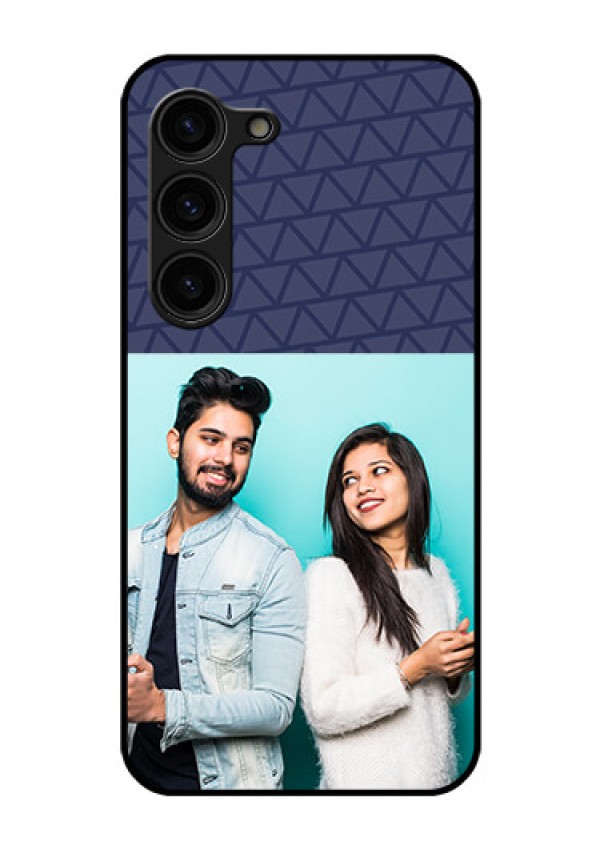 Galaxy S23 Plus 5G Photo Printing on Glass Case - with Best Friends Design