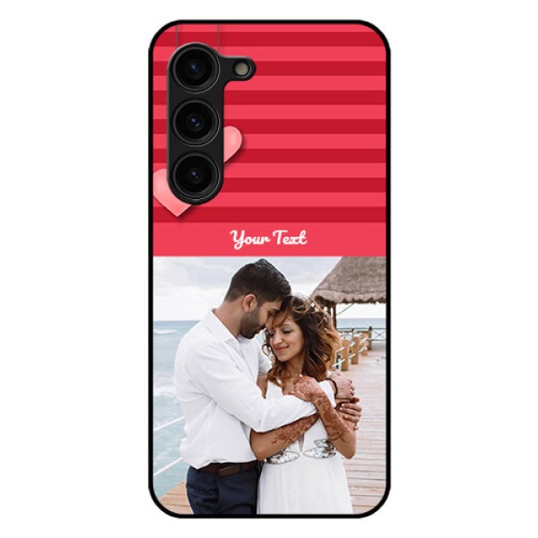 Galaxy S23 Plus 5G Custom Glass Phone Case - Valentines Day Design