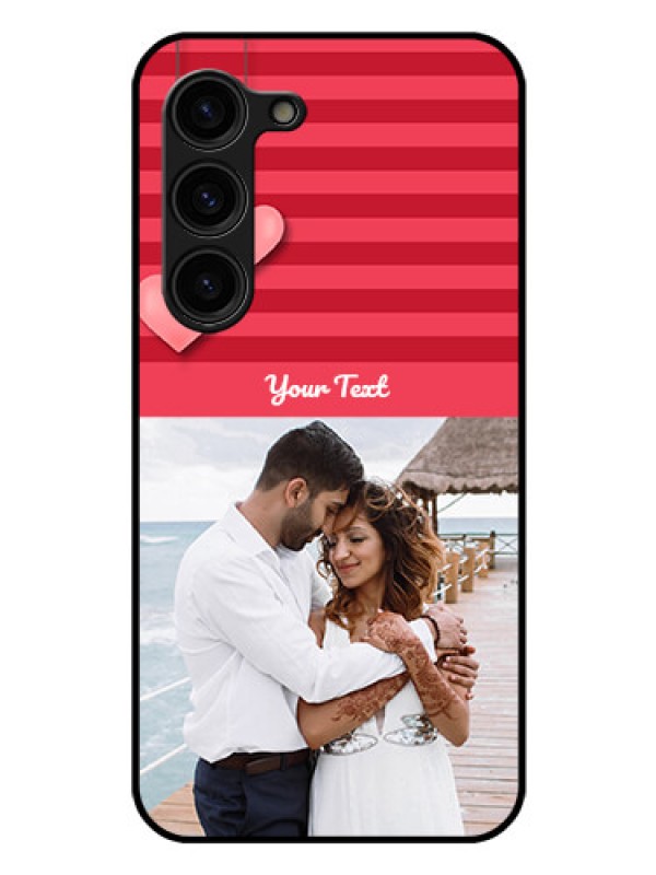 Custom Galaxy S23 Plus 5G Custom Glass Phone Case - Valentines Day Design