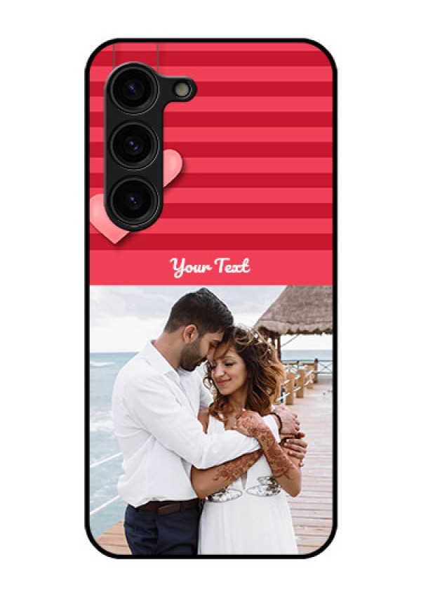 Galaxy S23 Plus 5G Custom Glass Phone Case - Valentines Day Design