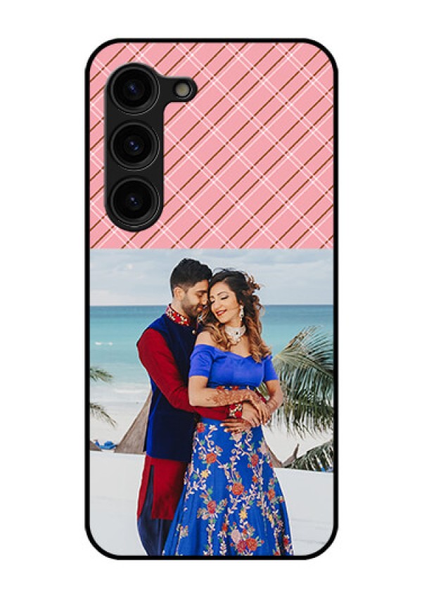 Galaxy S23 Plus 5G Personalized Glass Phone Case - Together Forever Design