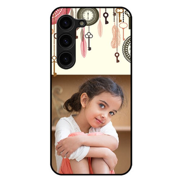 Galaxy S23 Plus 5G Custom Glass Mobile Case - Boho Style Design