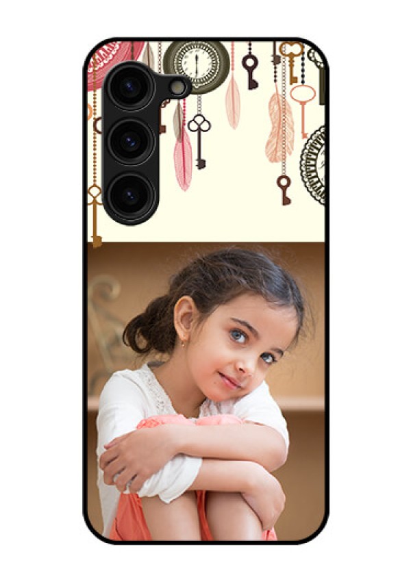 Galaxy S23 Plus 5G Custom Glass Mobile Case - Boho Style Design