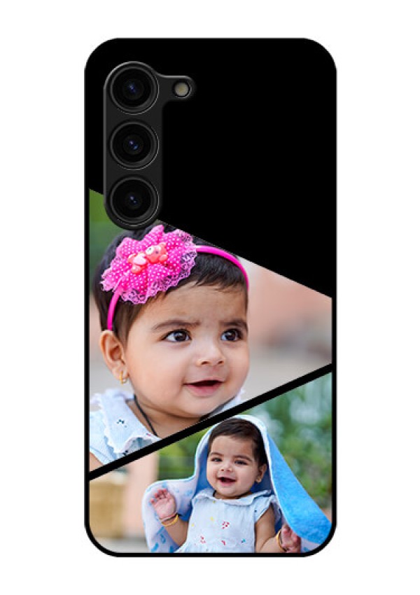 Galaxy S23 Plus 5G Custom Glass Phone Case - Semi Cut Design