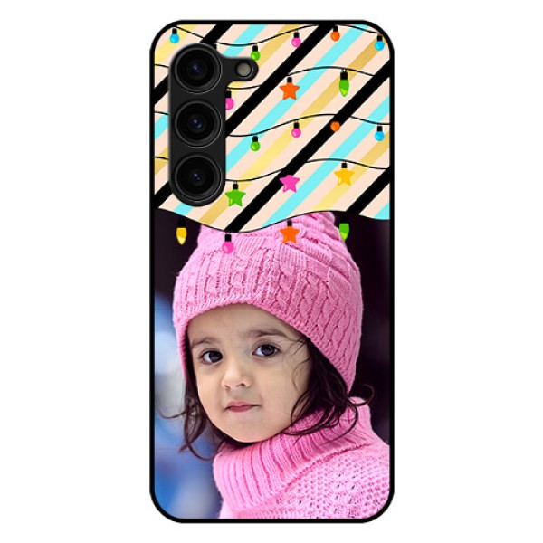 Galaxy S23 Plus 5G Custom Glass Mobile Case - Lights Hanging Design