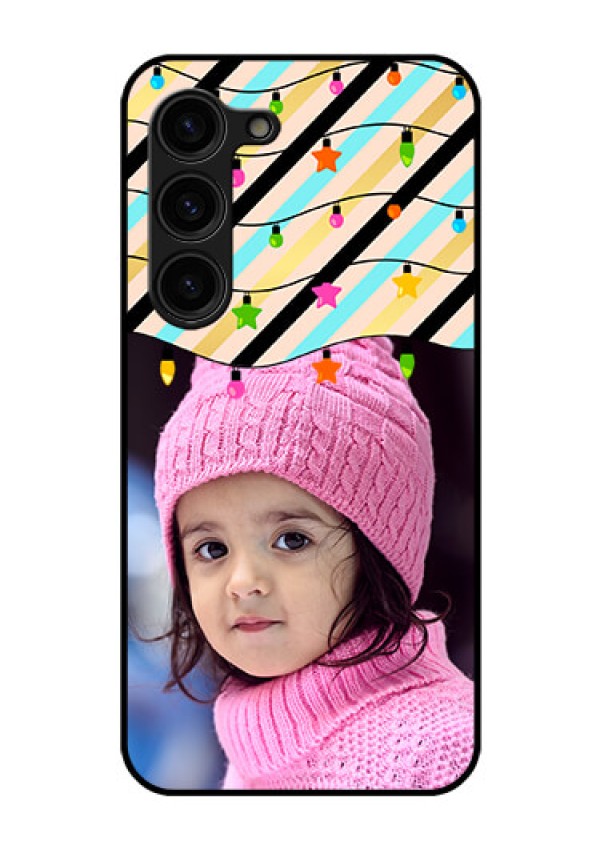Galaxy S23 Plus 5G Custom Glass Mobile Case - Lights Hanging Design