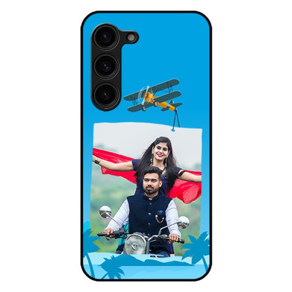 Galaxy S23 Plus 5G Custom Glass Mobile Case - Traveller Design