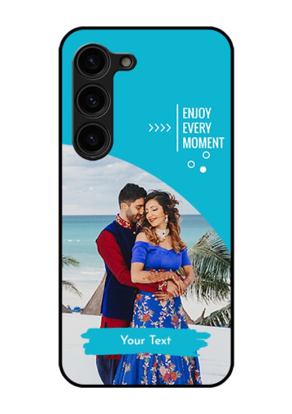 Galaxy S23 Plus 5G Custom Glass Mobile Case - Happy Moment Design