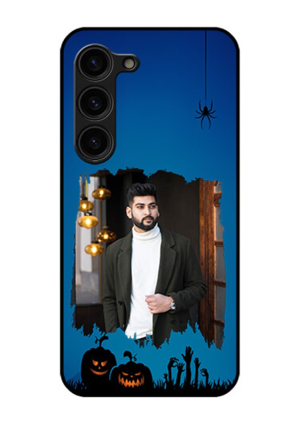 Galaxy S23 Plus 5G Photo Printing on Glass Case - with pro Halloween design