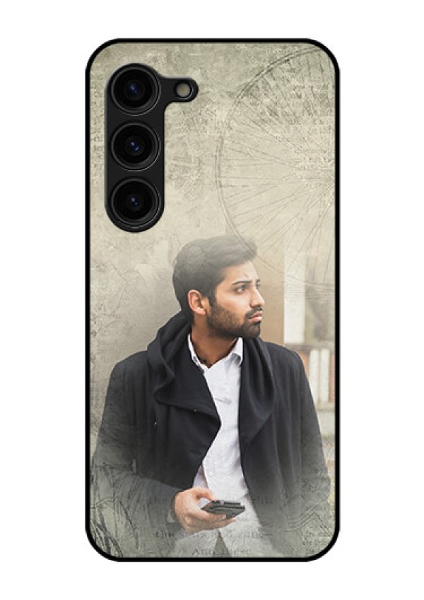 Galaxy S23 Plus 5G Custom Glass Phone Case - with vintage design