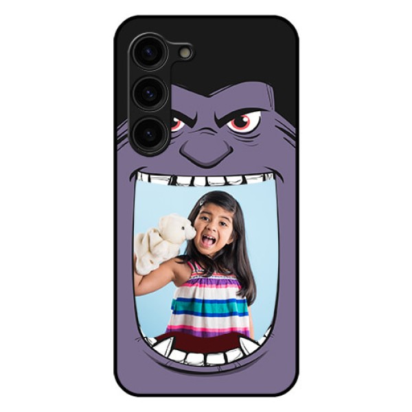 Galaxy S23 Plus 5G Custom Glass Phone Case - Angry Monster Design