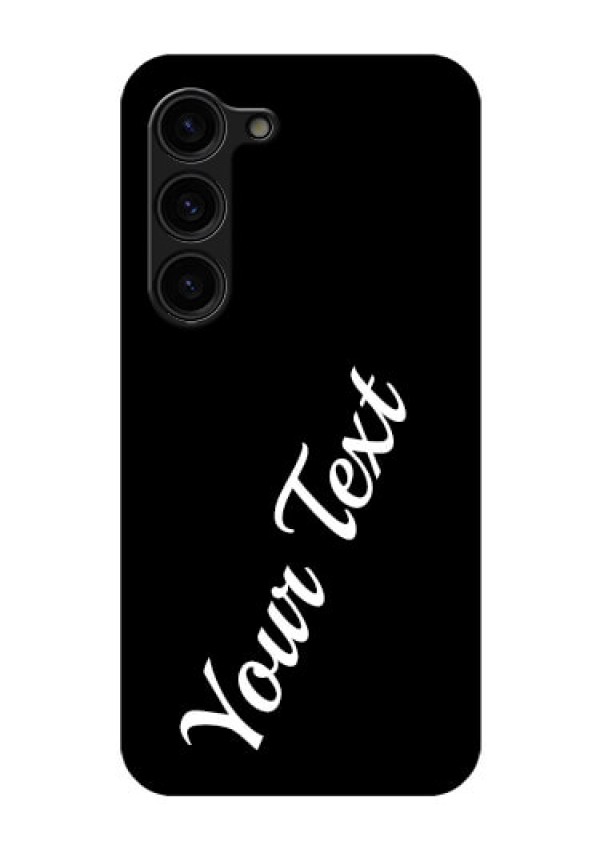 Galaxy S23 Plus 5G Custom Glass Mobile Cover with Your Name
