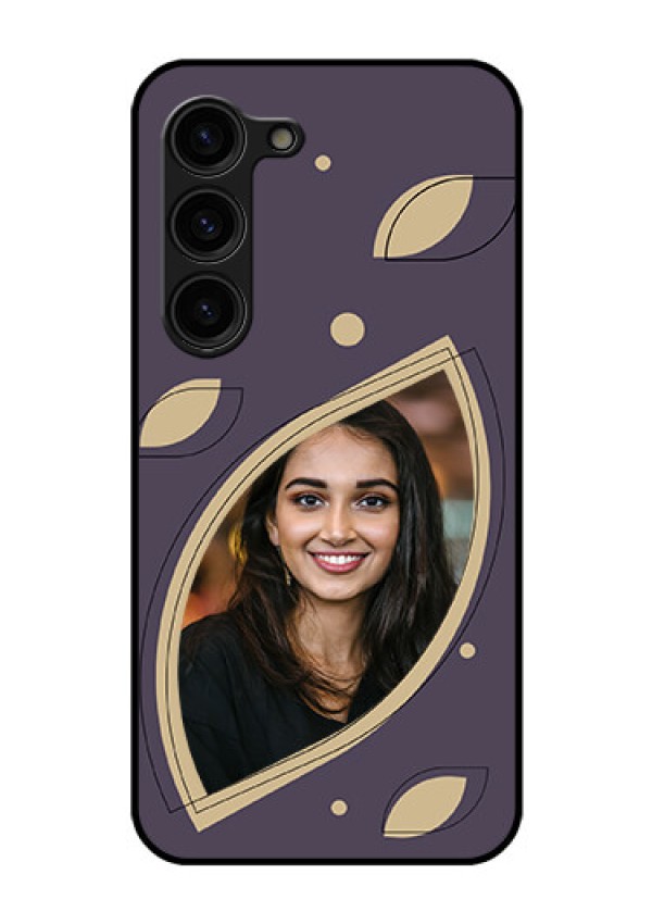 Galaxy S23 Plus 5G Custom Glass Mobile Case - Falling Leaf Design