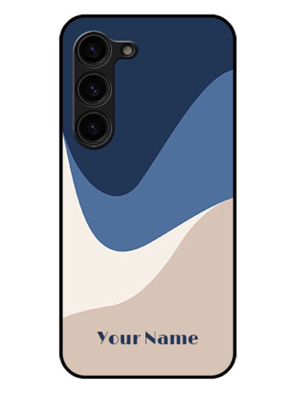 Custom Galaxy S23 Plus 5G Custom Glass Phone Case - Abstract Drip Art Design