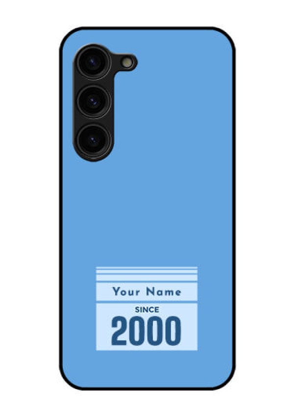 Galaxy S23 Plus 5G Custom Glass Mobile Case - Custom Year of birth Design